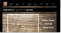 Desktop Screenshot of naturesgreenacres.com